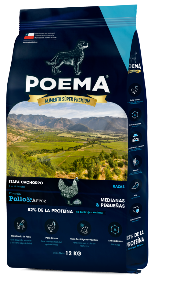 Poema cachorro pollo 12 Kg