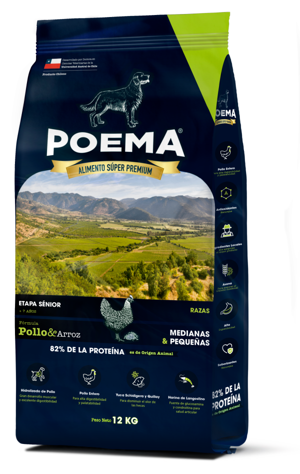 Poema senior pollo 12 Kg