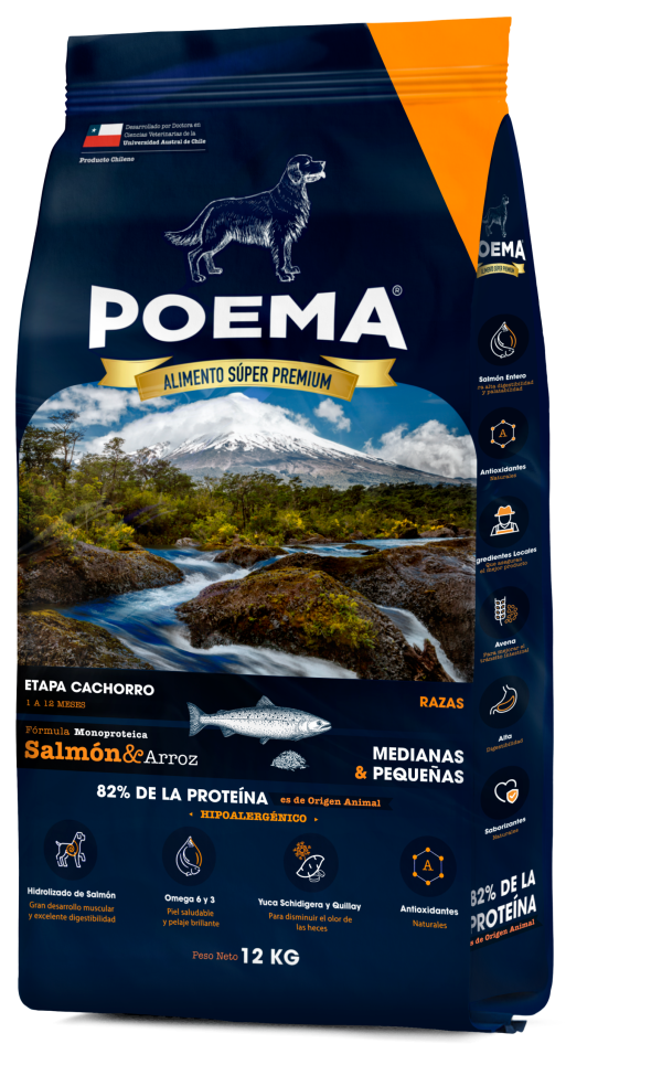 Poema cachorro salmón 12 Kg