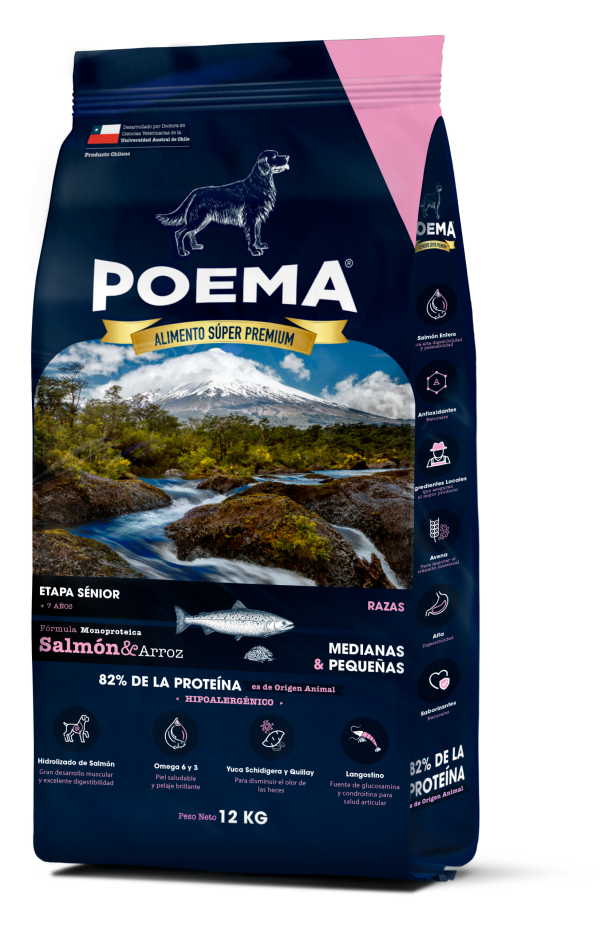 Poema senior salmón 12 Kg