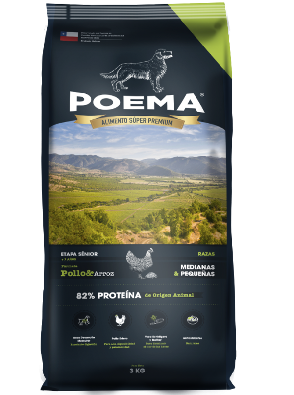 Poema senior pollo 3 Kg